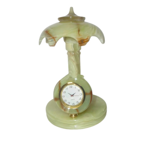 Factory Direct Supplier Lightweight Onyx Marble <b>Clock</b> In Low MOQ Modern Designed Onyx Marble <b>Table</b> <b>Clock</b> For Sale - Product Image 3