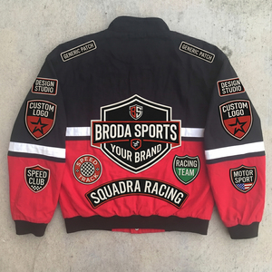 เสื้อแจ็คเก็ตสปริงสไตล์รถแข่ง F1 แบบยูนิเซ็กซ์ ปรับแต่งได้ กันน้ำ ระบายอากาศ กันลม ผ้าฝ้ายปักลาย ทรงหลวม ใส่ได้ทั้งฤดูร้อน/ฤดูหนาว - Product Image 4