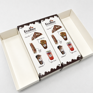Custom Wholesale Eco-Friendly Biodegradable Disposable Waffle Cookie Packaging <b>Box</b> with Drawer Design - Product Image 3