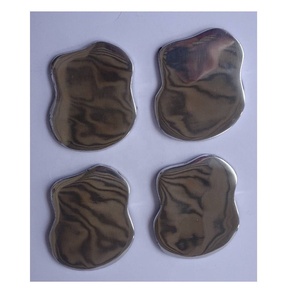 Hot Selling Aluminum Coaster with Mirror <b>Polish</b> Tea Coffee Drink Kitchen Coaster Hotel Restaurant Home Dining Table Coaster - Product Image 1