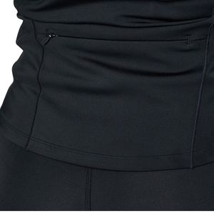 Chaqueta de rendimiento negra de manga larga con cremallera completa para mujer, top de entrenamiento de cuello alto, ajuste ceñido, ropa deportiva para capas. - Product Image 6