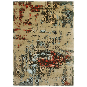 Juego de Alfombras de Pelo Largo de Lujo con Diseño Floral Moderno, Estilo Indio y Nepalí, de Lana de Nueva Zelanda/Tencel/Algodón, Cómodas para Uso Doméstico y Comercial - Product Image 1