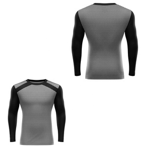 Conjunto de Rash Guard de Manga Larga para Hombre al por Mayor, UPF50, Poliéster, Sublimado, Transpirable, para Playa, Surf y Jiu-Jitsu - Product Image 4