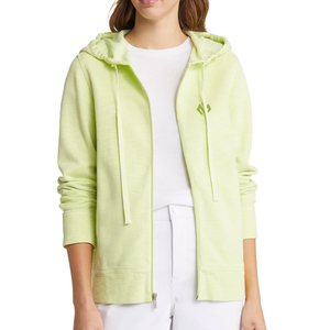 Women Plain Hoodie Green Casual <b>Long</b> Sleeve Hooded Drawstring Winter Top Selling Fashion <b>Lady</b> Fleece Zip Up <b>Sweatshirt</b> Jacket - Product Image 1