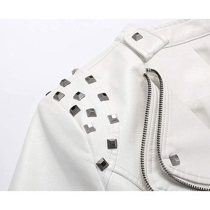 Chaqueta de Cuero Genuino con Bloques de Color, Logotipo Personalizado, Ropa de Invierno Transpirable de Secado Rápido, Impresión Digital, OEM, ODM, Marca Privada - Product Image 3