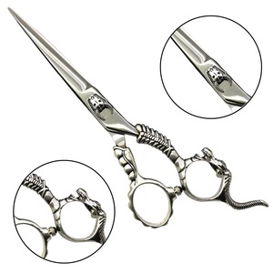 Best Quality Professional Barber Scissors Hair Cutting <b>Shears</b> Hair Dressing Custom Logo 4Cr13 Stainless Steel Right-Handed <b>Top</b> - Product Image 6