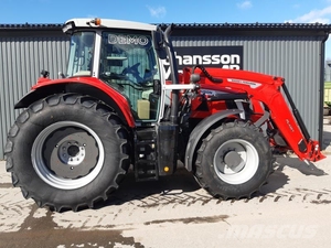 Tracteur agricole d'occasion Massey Ferguson 6S.180 'Dyna-VT' 185 CV 4x4 roues rouges, haute productivité, prix réduit pour entreprise, avec pompe, à vendre - Product Image 4
