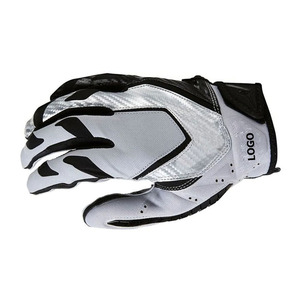 Top High Quality Prime Craft American Football Gloves Fully Sublimation Print Custom Logo Customized Color Custom Size Synthetic - Product Image 2