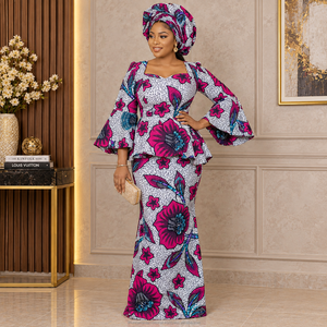 Tissu en organza imprimé Ankara africain en gros, textile en coton pour vêtements, robes, jupes, couture, rideaux, jouets pour garçons - Product Image 2