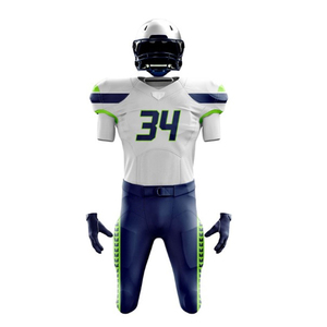 Uniformes de football américain pour adultes sur mesure de Direct Factory, haute performance, résistants, respirants, shorts, nouveaux designs, ensembles imprimés - Product Image 4