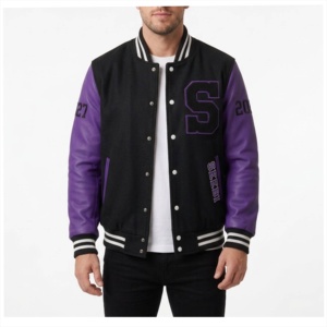 Veste universitaire unisexe de haute qualité avec poche, logo personnalisé, design de marque, service OEM - Product Image 3