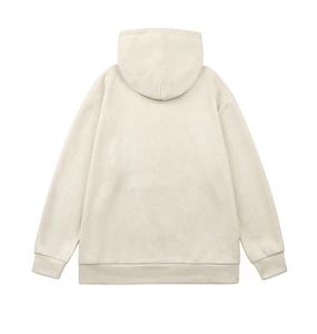 เสื้อฮู้ดโอเวอร์ไซส์ผู้ชาย สีพื้น ผ้าฝ้ายเฟรนช์เทอร์รี่ สวมใส่สบาย มีกระเป๋า เหมาะสำหรับใส่ในฤดูใบไม้ร่วง - Product Image 2