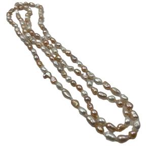 Simple yet Fashionable 8-9mm Freshwater Pearl Collarbone <b>Necklace</b> Versatile High-End <b>Long</b> <b>Necklace</b> Accessory - Product Image 5