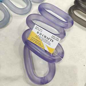 Décoration d'intérieur : Chaînes en résine personnalisables, très grande taille et couleurs claires, multicolores, artisanat en résine toutes couleurs - Product Image 4