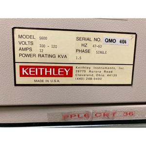 Keithley S600 - Équipements et pièces semi-conducteurs d'occasion de renommée mondiale - Product Image 3