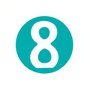 Ilan Numero Decorativo 8 11Cm Per Decorazioni Festa - Product Image 2