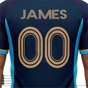 Maillot de football personnalisé MAWRA sublimé, maillot d'équipe OEM respirant à séchage rapide, uniforme sportif à motif drapeau court pour clubs - Product Image 4