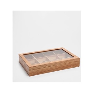 Decorative Wooden Spice Box Organizer for Home Kitchen Spice Storage Pantry Essentials and Masala Organization - Product Image 2