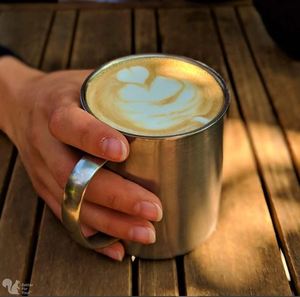 Taza de Café de Acero Inoxidable Irrompible con Logotipo Personalizado, Más Vendida, para Viajes, Campamentos y Actividades al Aire Libre, Taza de Doble Pared Portátil - Product Image 3