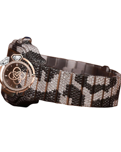 Montre bracelet de luxe haut de gamme en moissanite pour homme, entièrement sertie de pierres - Product Image 3