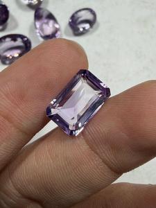 Gema de Amatista Rosa Natural Facetada para la Elaboración de Joyas, Elegante Amatista Rosa Facetada de Proveedor de la India - Product Image 3