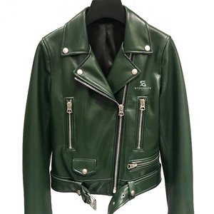 Genuine Leather Women's <b>Jacket</b> Elegant Style Modern Fashion Slim Fit Winter Outerwear Ladies <b>Zipper</b> <b>Jacket</b> 2026 - Product Image 4