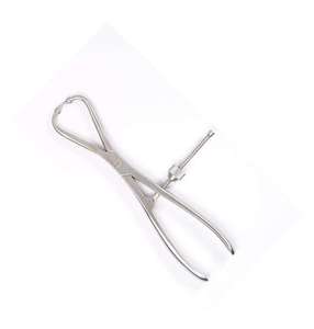 Pinzas de sujeción de huesos de acero inoxidable, instrumentos quirúrgicos manuales para cirugía general, Spinlock Surgical, por Grip Surgical - Product Image 5