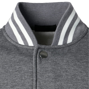 New Design Polyester Black colour Varsity Jacket Men Ribbed Collar Button & Letterman College Baseball Bomber Varsity Jacket - Product Image 6