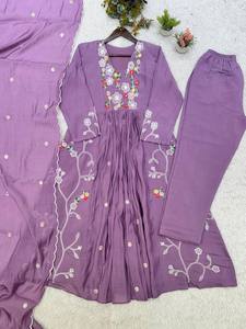 THIS FESTIVAL SEASON WEAR OUR BEAUTIFUL SEQUENCE EMBROIDERED WORKED <b>TOP</b> , PANT WITH DUPATTA - Product Image 4