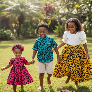 Tela de Algodón con Estampado Africano Ankara para Vestidos, Ropa, Costura, Manualidades, Textil de Moda Africana Tradicional Vibrante - Product Image 1