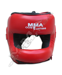 Protector de Cabeza Personalizable Rojo para MMA, para Entrenamiento de Kickboxing y Taekwondo, con Protección Nasal Cómoda - Product Image 2