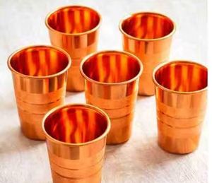 Smart Design Premium Quality Contemporary <b>Copper</b> Glass Tumbler Lightweight Drinking <b>Cup</b> for Business Gifts-Good Gifts Brand Bulk - Product Image 1