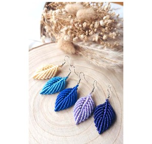 Pendientes Colgantes de Macramé con Diseño de Hilos de Colores Mixtos de Estilo Vintage, Pequeñas Gemas y Cuentas, Hechos a Mano, Chapados en Oro, Regalo de Compromiso - Product Image 2
