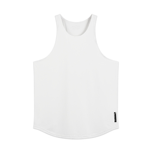 Wholesale Sleeveless Gym Tank Top <b>Men</b> Casual Custom Logo Bodybuilding Vest Breathable Knitted 100% Cotton Wrestling <b>Singlet</b> - Product Image 5