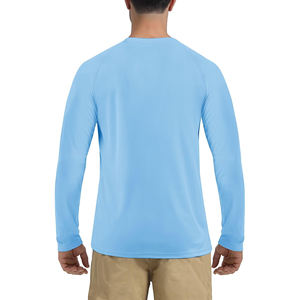 Rashguard personnalisé en gros pour hommes, manches longues, séchage rapide, protection UV, pour le surf, la natation et l'entraînement physique - Product Image 2