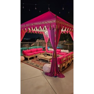 Carpa de Lujo para Bodas Maharaja, Carpa de Jardín Personalizable, Hecha a Mano, de PVC Premium, Impermeable, con Estructura de Hierro - Product Image 1