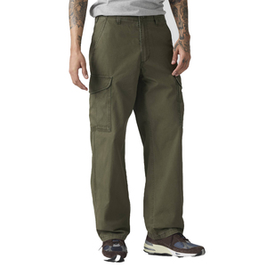 กางเกงคาร์โก้ผู้ชายทรงหลวม ผ้าแคนวาส ขากว้าง สตรีทแวร์ ชุดทำงาน กางเกงคาร์โก้แบบมีกระเป๋าเยอะ  รับผลิตตามแบบ OEM - Product Image 1