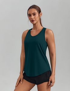 Débardeur Femme en Spandex/Polyester Sans Manches Décontracté Été Doux Confortable Respirant Extensible Écologique Séchage Rapide Nœud - Product Image 1