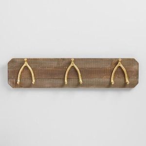 High on Demand Aluminum Metal Palm <b>Leaf</b> Shape Gold Finished <b>Wall</b> Mounted Hanging Hanger 1 Hooks For Home - Product Image 4