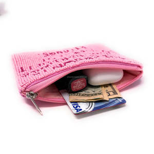 Monedero de Cuentas Hecho a Mano con Cremallera, Bolsa Bordada Personalizada, Regalo de Alta Calidad, Diseño de Corona Multicolor Compacto, Unisex, Venta al por Mayor - Product Image 2