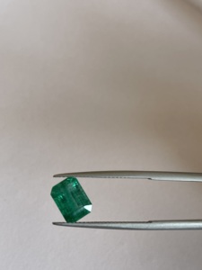 Esmeralda Natural de Calidad AAA de 2.18 Quilates, Corte Octogonal 9x6.5x5 MM, Facetada, Suelta, Verde, Gema Preciosa Auténtica para la Elaboración de Anillos - Product Image 2