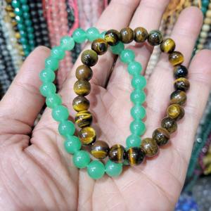 CSJA ขายส่ง ลูกปัดหินอะเมทิสต์อาเกตธรรมชาติขนาด 8 มม. คริสตัลบำบัดสำหรับทำสร้อยข้อมือสำหรับผู้หญิง ผู้ชาย และเด็กผู้หญิง ของขวัญ G432 - Product Image 4