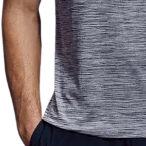 T-shirt de performance Space Dye pour homme, à séchage rapide, respirant, léger, à manches courtes, pour la gym, la course et le sport - Product Image 6