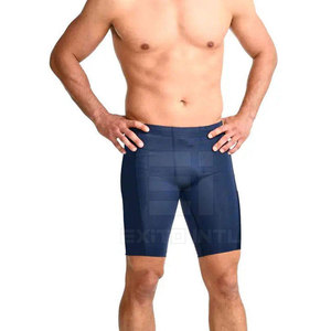 Breathable Custom Made Solid <b>Compression</b> <b>Shorts</b> for <b>Men</b>-Windproof Quick Dry Spandex/Polyester Gym Fitness <b>Shorts</b> Custom Logo - Product Image 2