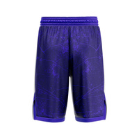 Shorts de basketball personnalisés pour hommes, sublimation intégrale, respirants, anti-humidité, séchage rapide, vêtements de sport pour équipes athlétiques