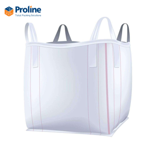 Sacs Jumbo FIBC en PP de qualité alimentaire de 1000 kg avec facteur de sécurité 8:1 et boucle d'angle croisée pour l'emballage de sable minier, de ciment et de pierre - Product Image 2
