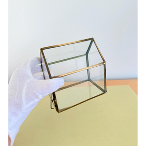 Metal and Glass Geometric House Shape Terrarium Container Display Candle Holder Centre Piece Window Candle Lantern and Planter - Product Image 4