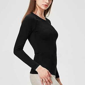 Haut de sport durable pour femme, haut de compression très extensible, couche de base pour l'exercice, la course, la gym et les sports de plein air - Product Image 2