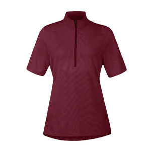 Chemises d'équitation en gros personnalisées, sous-vêtements en maille respirante en polyester/nylon élasthanne, polos de concours pour femmes, OEM - Product Image 4