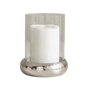 Handmade Decorative Metal Base <b>Glass</b> Candle Holder Vintage Design Best for Home Decor With Customized Base Color - Product Image 5